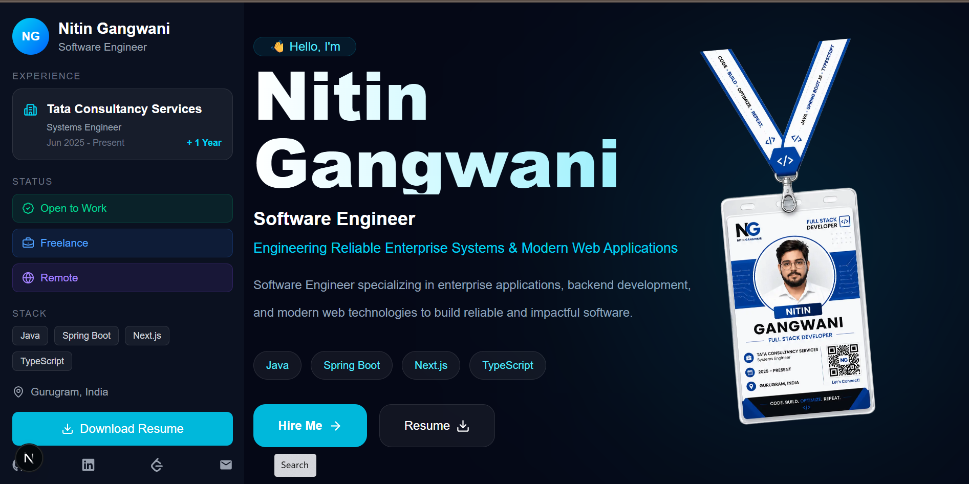 Developer Portfolio